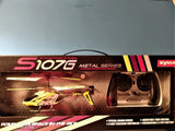 SYMA S107G Metal Series Gyroscope Infrared 3 Channels RC Mini Helicopter YELLOW
