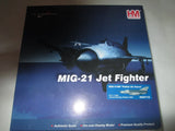 Model kit box for MIG-21 Jet Fighter, Polish Air Force aircraft, 1:72 scale