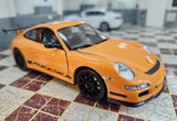 WELLY 2007 PORSCHE 911 GT3 RS 997 ORANGE 1/24 SCALE DIECAST MODEL CAR