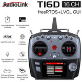 RadioLink T16D Transmitter 2.4G 16CH Remote Controller M2 for RC Car Boat Drone