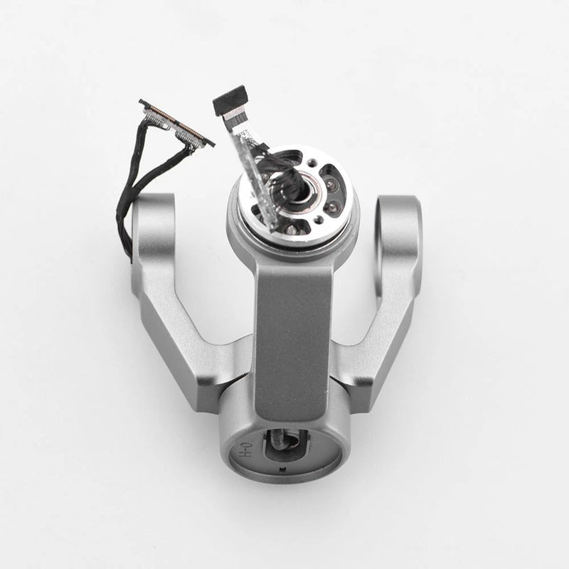 DJI Mavic 2 Zoom gimbal motor shaft arm with signal cable, silver and black
