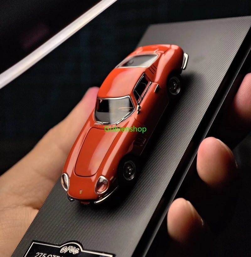 GB GFCC 1:64 Red 1966 275 GTB Classic Sports Model Diecast Collect Car