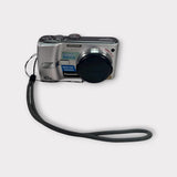 Panasonic Lumix DMC-TZ1 Digital Camera Untested As Is Mega O.I.S Leica Silver