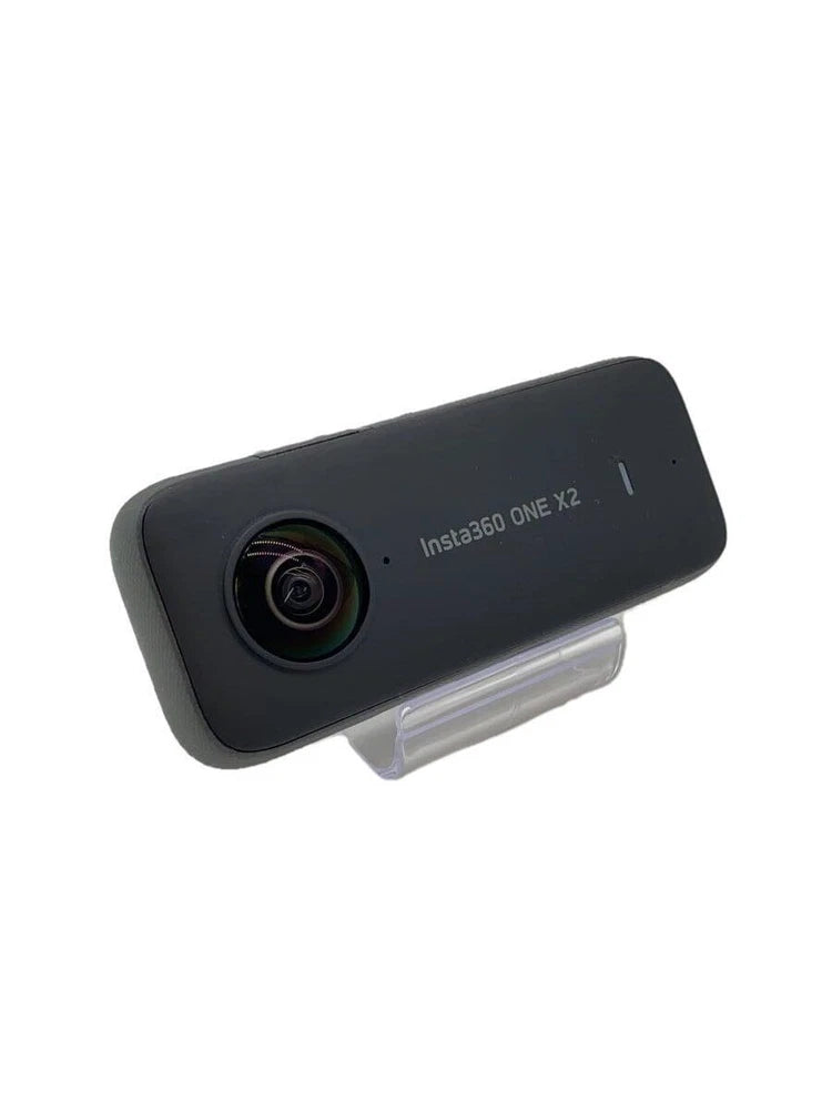 Insta360 ONE X2 360-degree camcorder, black rectangular body with circular lens
