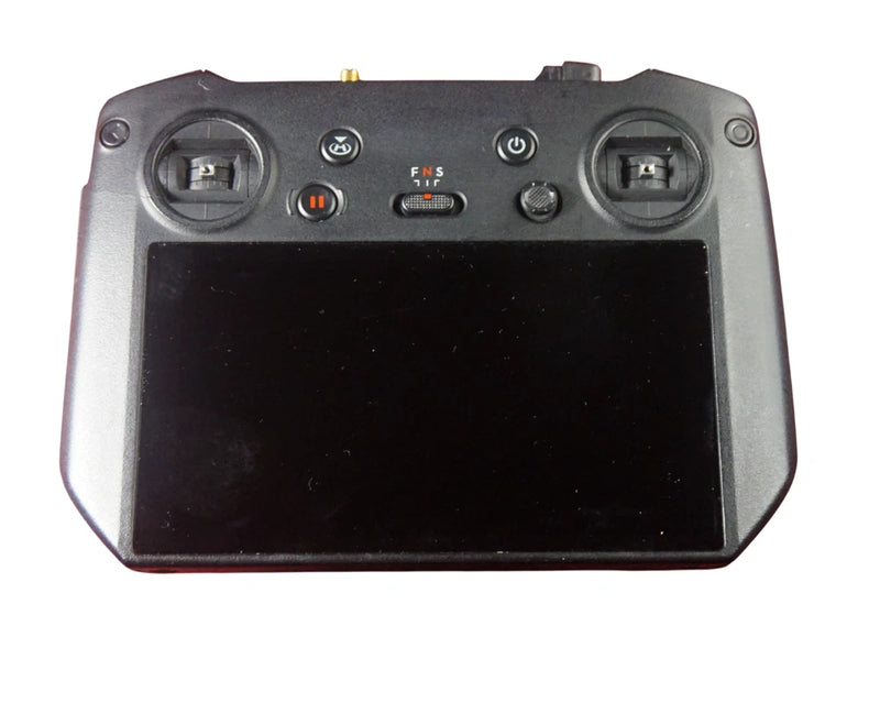 DJI RC Pro remote controller with dual thumb switches and built-in screen