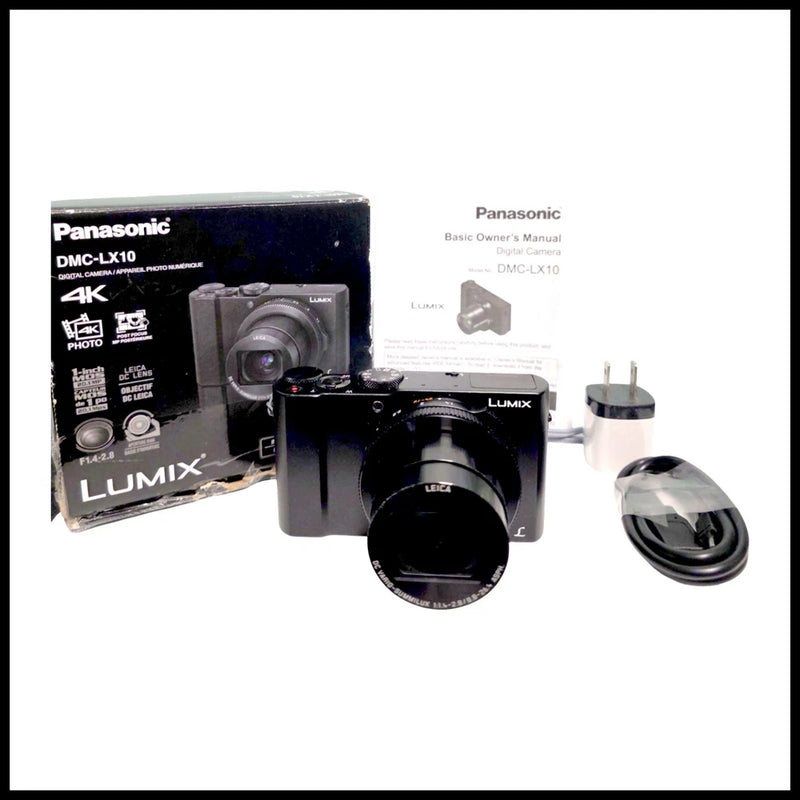 Panasonic LUMIX LX10 20.1MP Digital Camera - Black