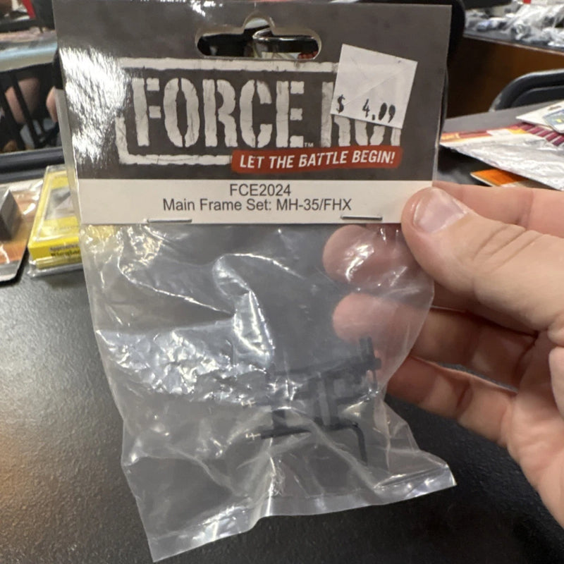 Force RC Main Frame Set Black for MH-35/FHX RC Helicopter Body Shells FCE2024
