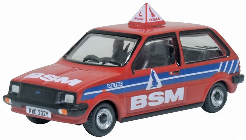 Oxford Diecast 76MET003 OO Gauge Austin Mini Metro British School Of Motoring BS