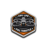 FPV Avata 2 Drone Sticker 4 Inch Vinyl Waterproof DJI Decal Drone Pilot