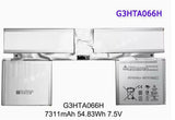 4-cell replacement laptop battery, label G3HTA066H, 7311mAh 54.83Wh 7.5V