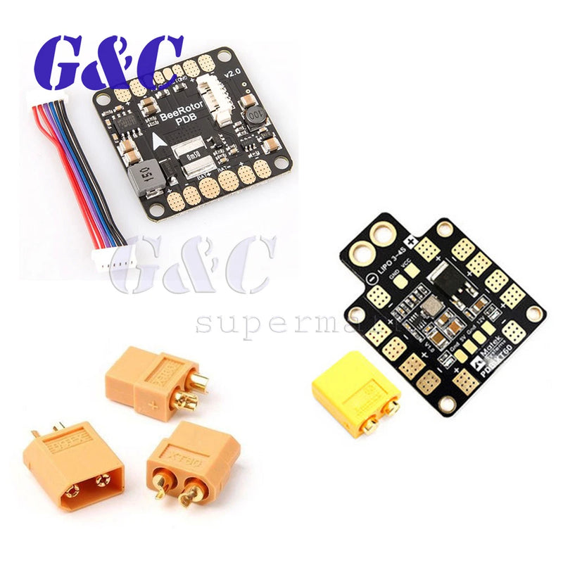 PDB-XT60 XT60 Copper Power Distribution Board BEC 5V/12V 2oz For RC Multirotors