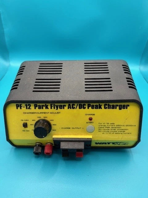 WattAge PF-12 Park Flyer AC/DC Peak Charger NiMH NiCd RC Battery Charger Battery