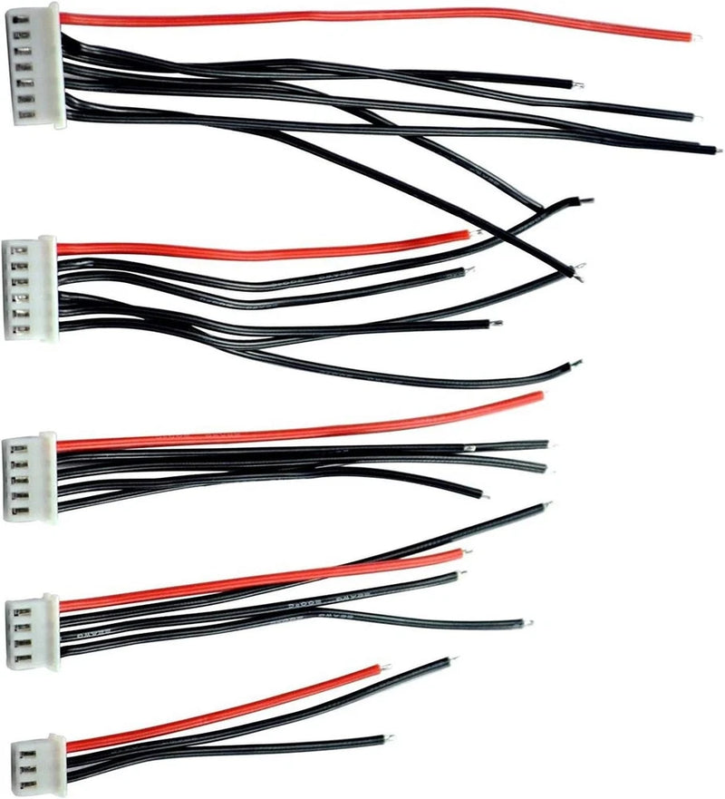 Youme LiPo balance charger cable with JST XH connectors, red and black multi-wire leads