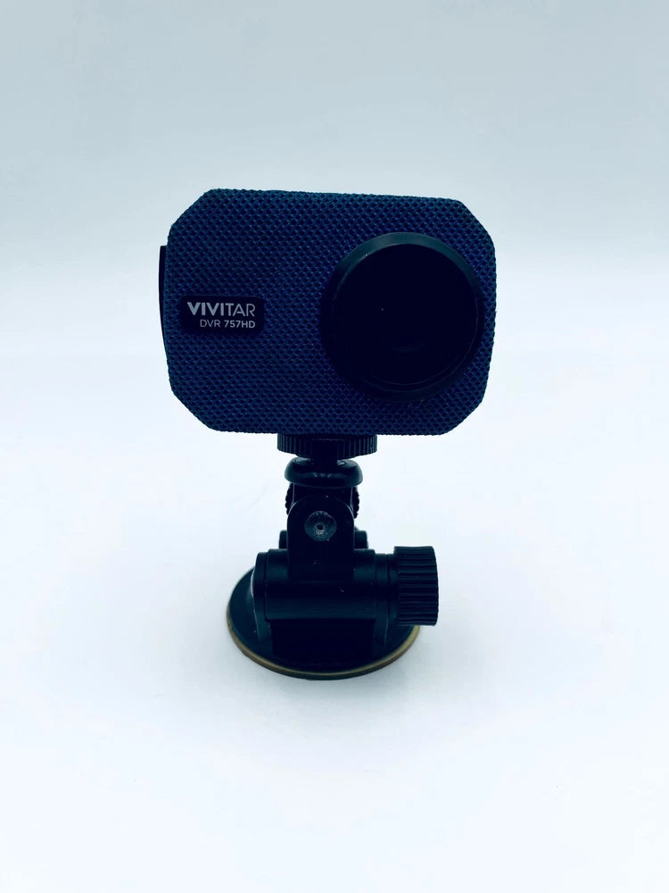 Vivitar Go Cam DVR 757HD Action Dash Camera Blue HDCAM 2" Screen Waterproof