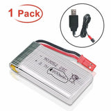 3.7V 1100mah Lipo Battery 25C JST Plug with USB Charger for RC Quadcopter Drone