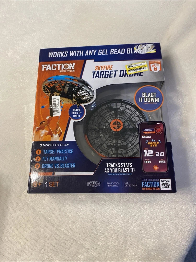 Skyfire target drone battle game box, sealed set with blast-it-down feature