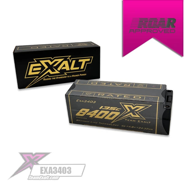Exalt X-Rated 4S 135C Stick Hardcase Lipo Battery (14.8V/8400mAh) Battery