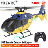 YXZNRC RC Helicopter F06 EC135 2.4G 6CH 6 Axis Gyro Flybarless 1:36 RC Aircraft