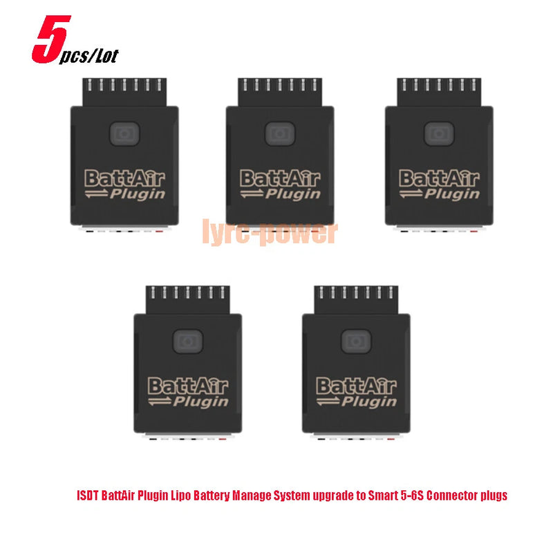 5pcs ISDT BAP6 BattAir Plugin Lipo Battery Manage System upgrade Smart 5-6S Plug