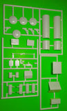 White Western Star 1/25 Frame Components Air Fuel Tanks Battery Box Truck Parts Battery