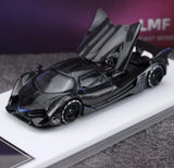 LMF 1:64 Black Carbon Devel 16 Racing Sports Model Diecast Display Car