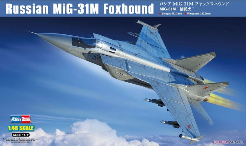 1/48 Hobby Boss Russian MiG-31M Foxhound  #81755