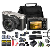 Panasonic Lumix S9 Camera with 18-40mm f Lens (Silver), 2x 64GB Memory Card