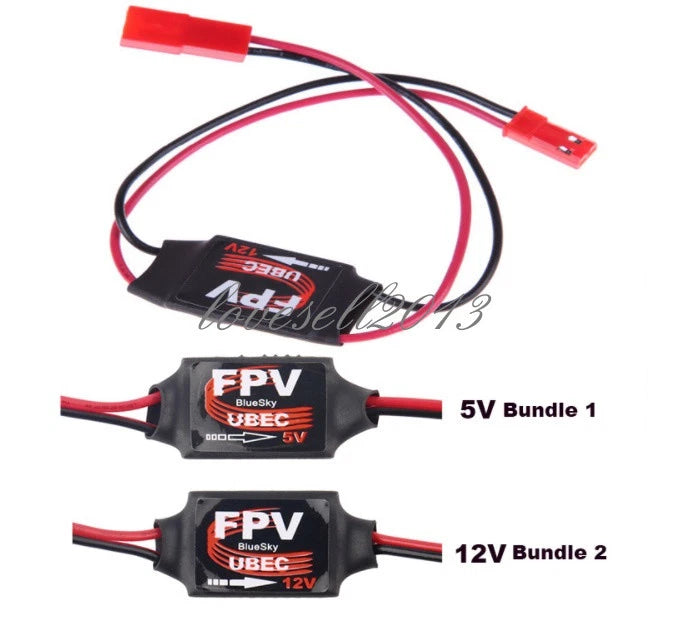 UBEC 12V / 5V 3A FPV Mini BEC 4-6s Lipo VTX DC-DC Converter Step Down Module NEW