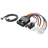 Brushless RC electronic speed controller with sensor wires and connector harness