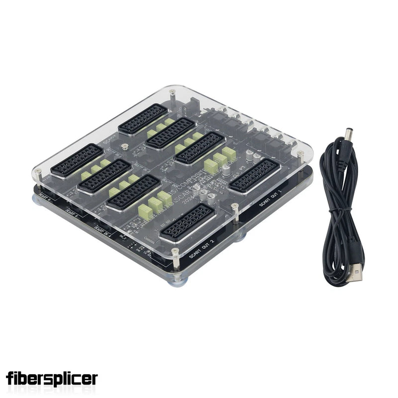 6 Input 3 Output Distributor Automatic Distributor Converter with USB Cable