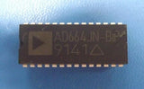 (1) AD664JN-BIP 4 Func, Parallel, Word Input Loading, 10us Settling Time, PDIP28