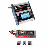 Venom 20C 2S 5000mAh 7.4V LiPo Battery with Pro Touch Charger Combo Battery