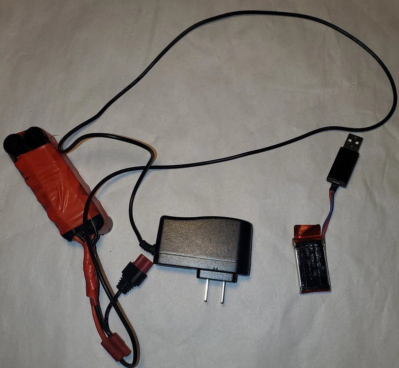 Lot Of 2 Rc Batteries With Charger Battery