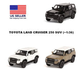TOYOTA LAND CRUISER 250 SUV RARE ~1:36 DIECAST NEW HTF CAR MODEL 3 CHOICES GIFT