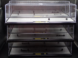 LOT OF 6 1/64 M2 LONG PLASTIC DISPLAY CASES DIECAST MODEL CAR DISPLAYS