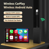 Wireless USB CarPlay Adapter Dongle Mirrorlink B-T for Android Car Stereo