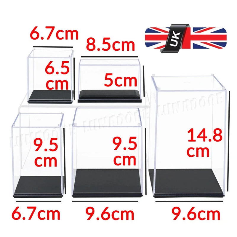 All size  Acrylic Display Case Clear Perspex Box Dustproof  Action Figures Model