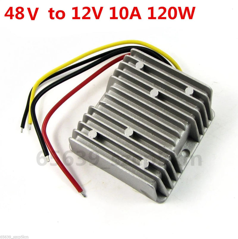 New Waterproof DC/DC Converter Regulator 48V Step Down to 12V 10A 120W