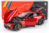 Polistil - 1:18 Ferrari Purosangue 2022 Metallic Red and Dark Interior with S...