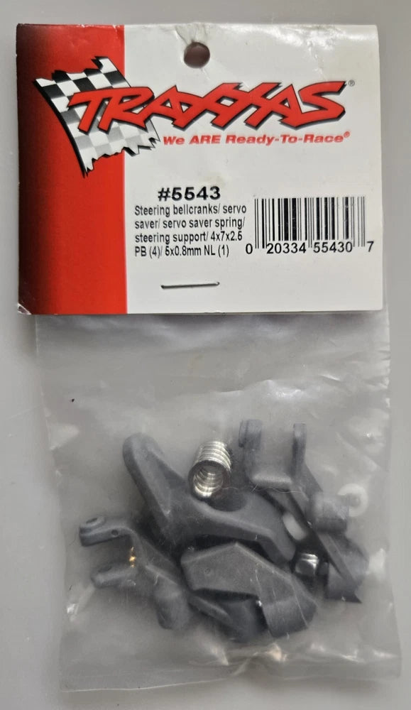 TRAXXAS 5543 Steering Bellcranks, Servo Saver, Spring, Steering Support NIP