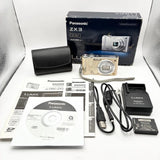 Panasonic LUMIX DMC-ZX3 Compact Digital Camera Gold with Box Accessories