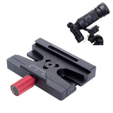 Converter for Arca Quick Release Plate to Manfrotto RC4 808RC4 Tripod Head Clamp Converter