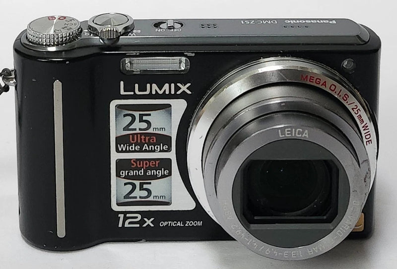 Panasonic Lumix DMC-ZS1 10.1MP Digital Camera Lens Error For Repair No Battery