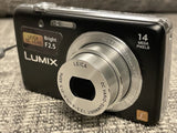 Panasonic Lumix DMC-FS41 14 MP Digital Camera Battery Charger & Case Great Cond