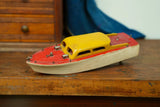 Vintage Toy Boat Model wood battery powered Japan antique Battery
