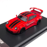1:64PORSCHE 964 wide-body RWB alloy static car model collection ornaments
