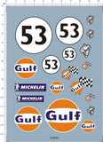 All Size 1/10 1/12 1/18 1/24 1/43 tyre Markings Roundel Car Model Water Decal