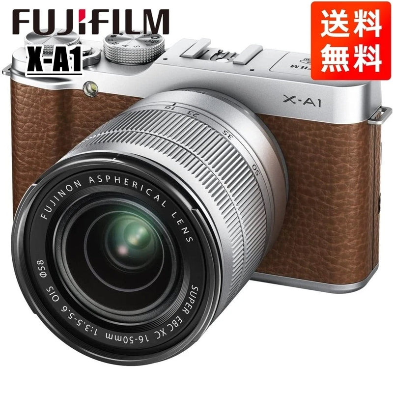 Fujifilm X-A1 Mirrorless Camera Kit 16-50mm Lens Brown Used Good Condition
