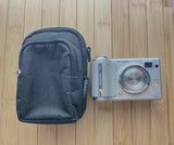 Fujifilm Finepix E Series E510 5.2MP Digital Camera Silver TESTED WORKING | Case