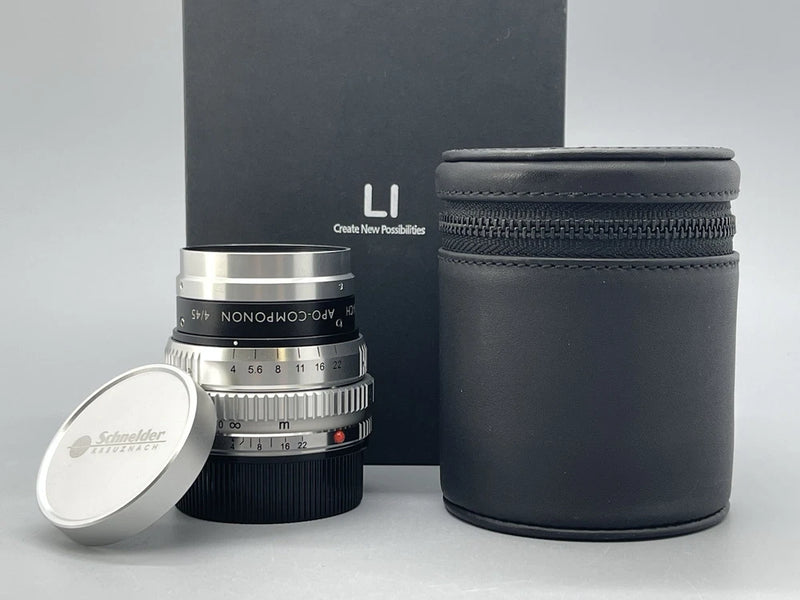 *TOP MINT RARE* Schneider 45mm f4 APO Makro Iris Lens Leica M Mount Fujifilm GFX